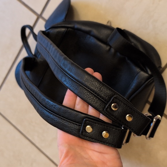 Loungefly Disney Minnie Mouse Backpack Black Red Bow Mickey Studs And Ears - Picture 6 of 16